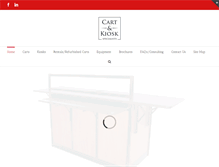 Tablet Screenshot of cart-kiosk.com